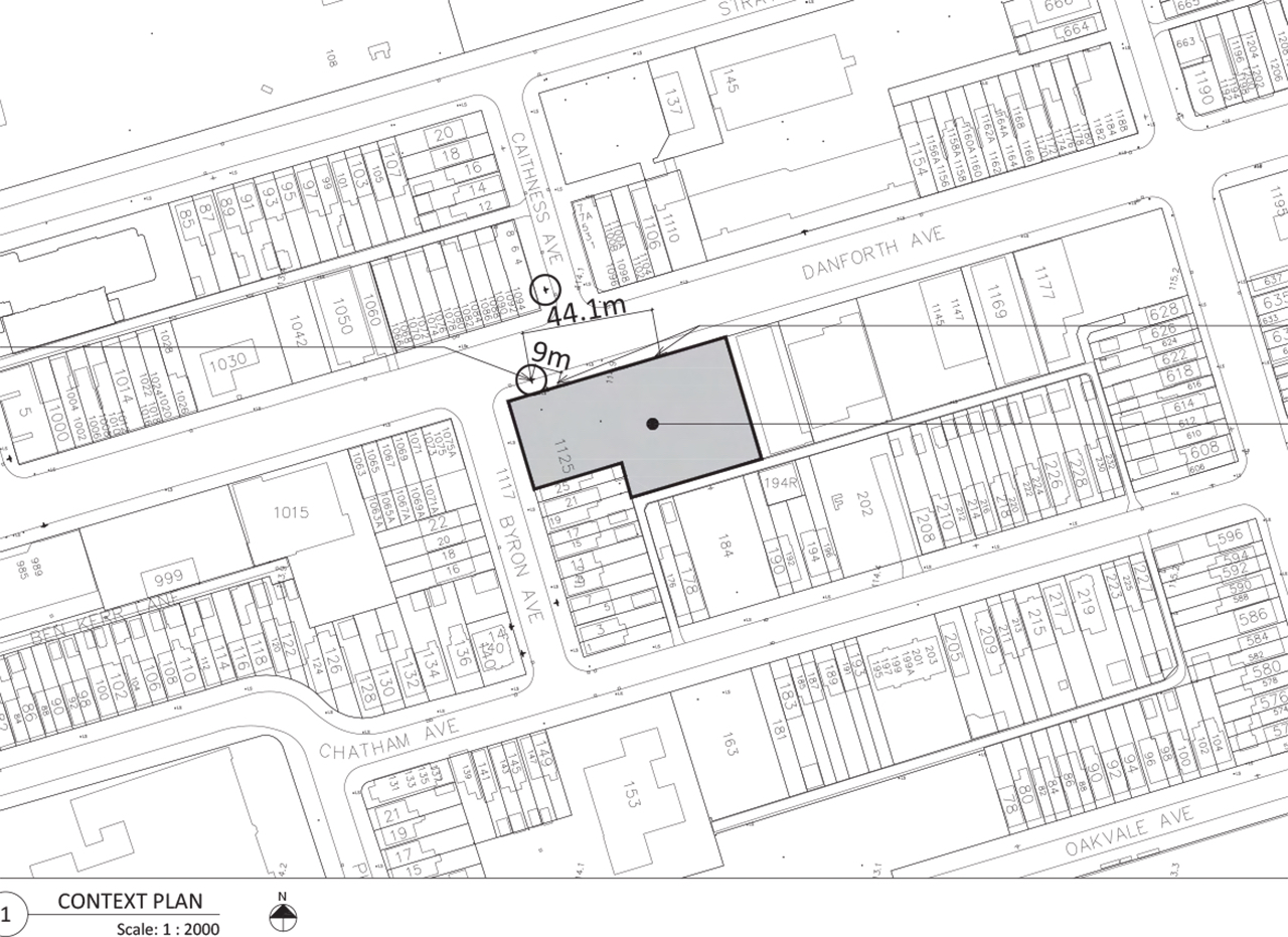Site in relation to the surrounding area